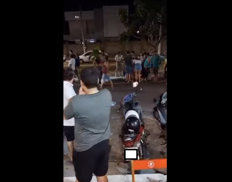 Criança é atropelada após atravessar avenida correndo em Itabaiana; VÍDEO 1 Criança é atropelada após atravessar avenida correndo em Itabaiana