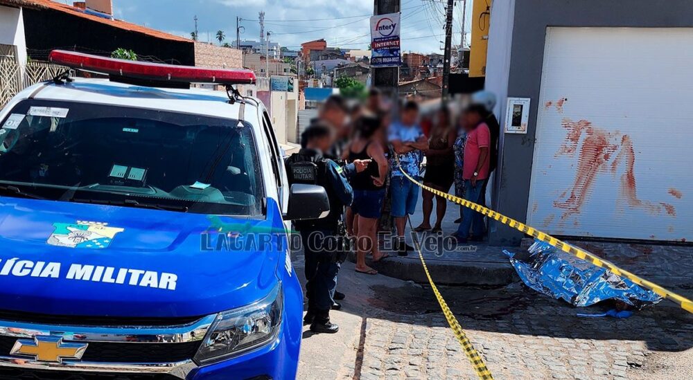 Jovem é morto a golpes de facada e pedradas no bairro Loiola em Lagarto