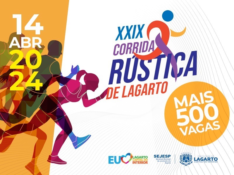 29ª Corrida Rústica de Lagarto: Prefeitura reabre inscrições com 500 novas vagas para atletas lagartenses