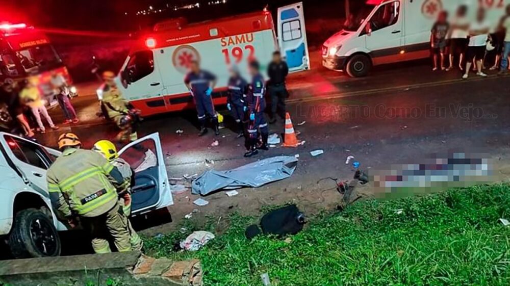 Duas mulheres e criança morrem em grave acidente em Lagarto