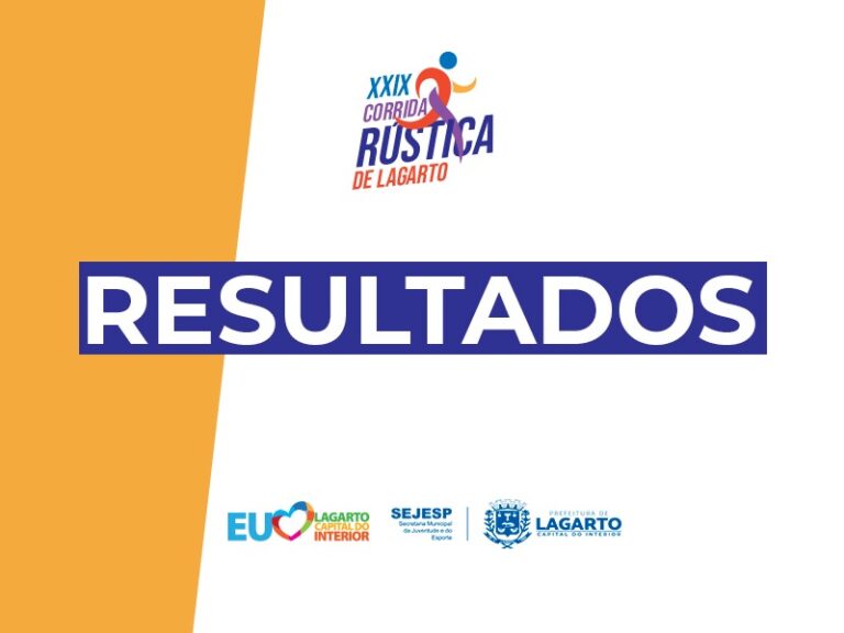 Prefeitura de Lagarto divulga resultados da 29ª Corrida Rústica