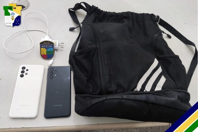Polícia Militar apreende celulares e prende homem por roubo em Aracaju
