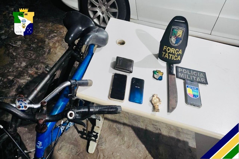PM prende dois homens suspeitos de roubo em Aracaju