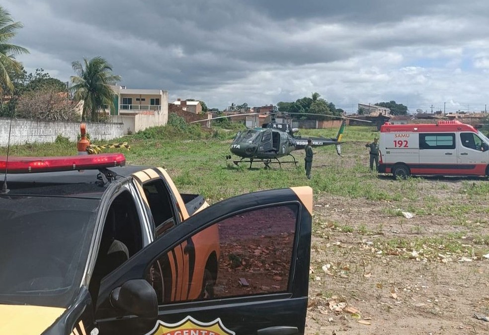 Criança de 3 anos se afoga em piscina em Boquim e é levada a hospital em Aracaju pelo GTA