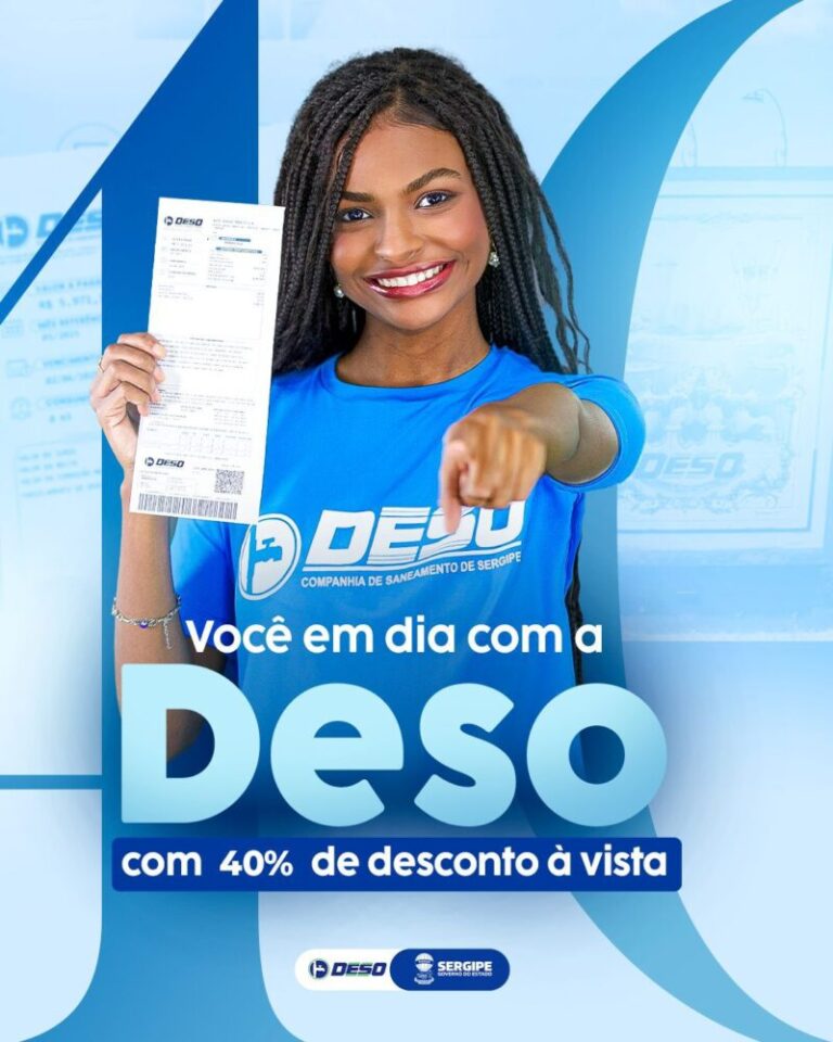 Deso oferta condições imperdíveis para negociação de débitos com descontos especiais