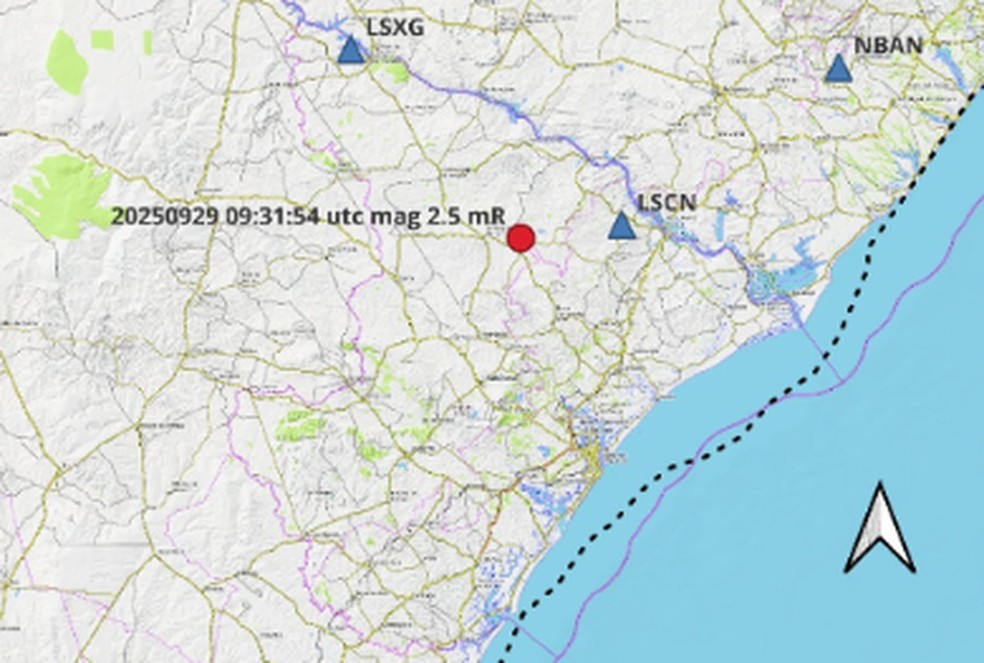 Tremor de terra em Graccho Cardoso assusta moradores nesta segunda-feira