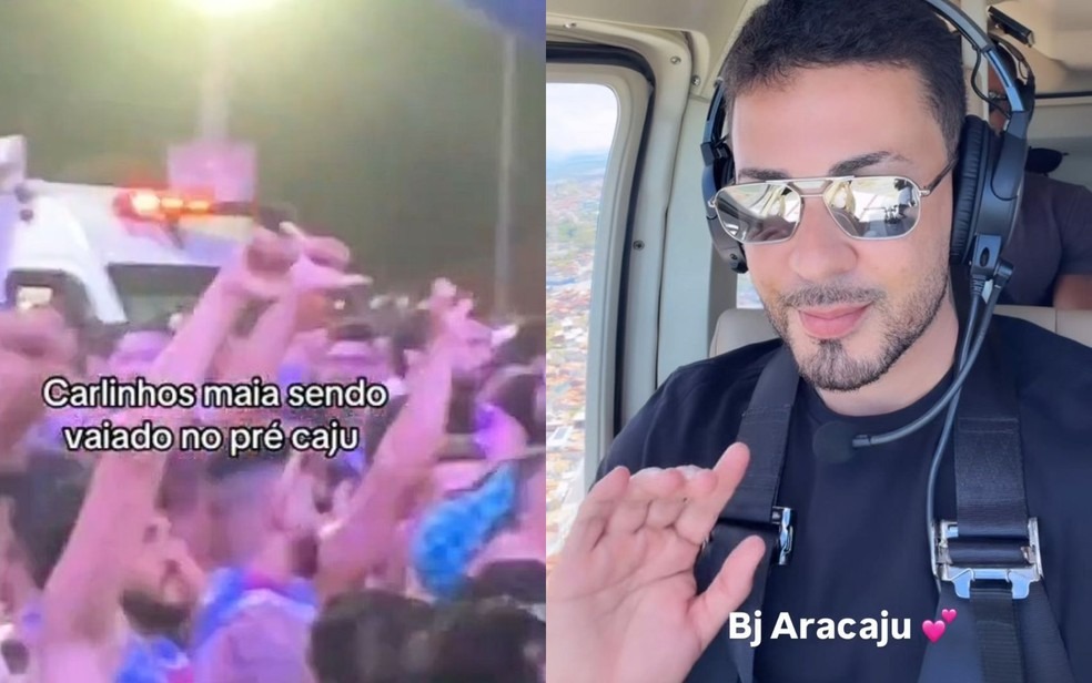 Carlinhos Maia xinga público ao ser vaiado durante prévia carnavalesca em Aracaju