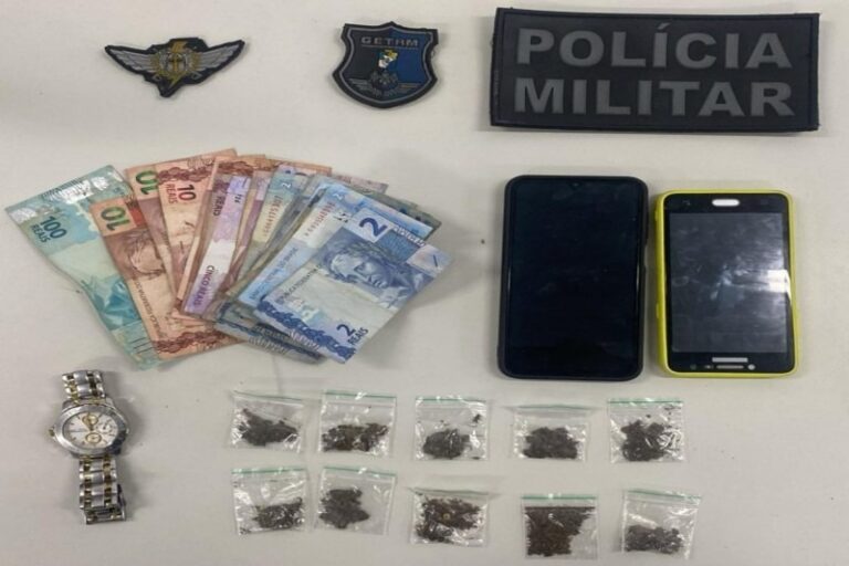 Polícia Militar prende suspeito por tráfico de drogas na Zona Norte da Capital