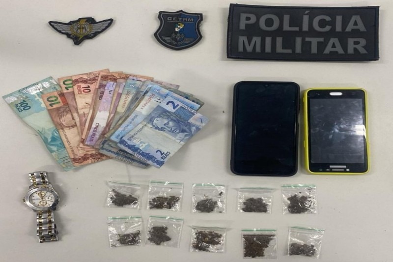Polícia Militar prende suspeito por tráfico de drogas na Zona Norte da Capital