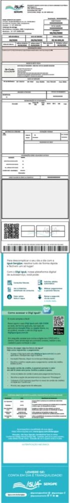 Fatura de água passa a ter novo modelo em janeiro