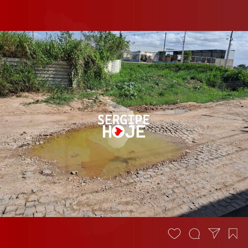 Moradores do Bairro Horta denunciam abandono e erosão na Travessa João Antônio do Nascimento em Lagarto