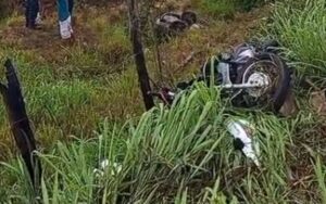 Condutora e passageira de motocicleta morrem em acidente na cidade de Itabaianinha