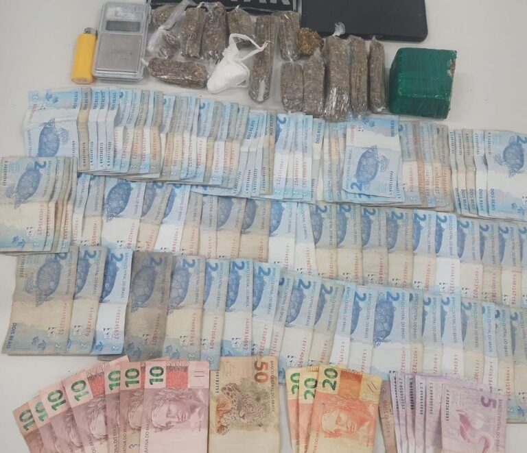 Ação da PM resulta na prisão de dupla por tráfico de drogas em Maruim