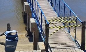 Píer da Orla Pôr do Sol é interditado em Aracaju