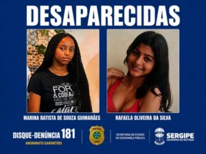 Polícia Civil solicita apoio da população para localizar adolescentes desaparecidas em Aracaju