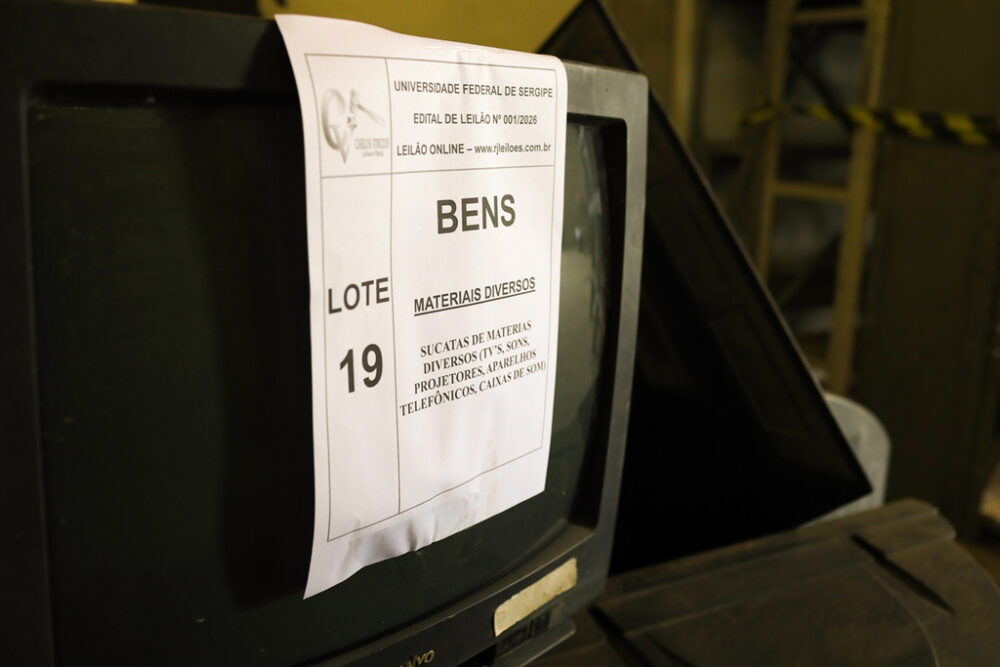 UFS realiza leilão online de bens inservíveis e ociosos em 15 de junho