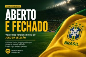 Confira o que abre e fecha no Dia de São Pedro e da partida Brasil x Japão