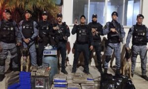 Cerca de 100 kg de drogas são apreendidos após denúncia em Laranjeiras