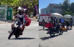 Duas mulheres sofrem acidente após moto atingir fiação solta em Aracaju