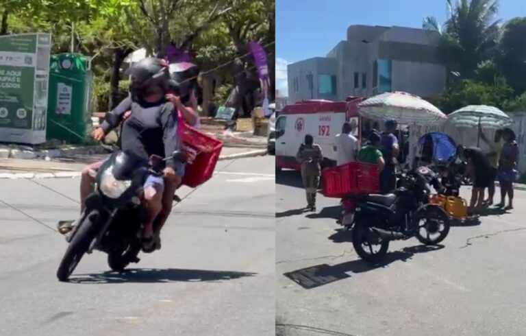 Duas mulheres sofrem acidente após moto atingir fiação solta em Aracaju